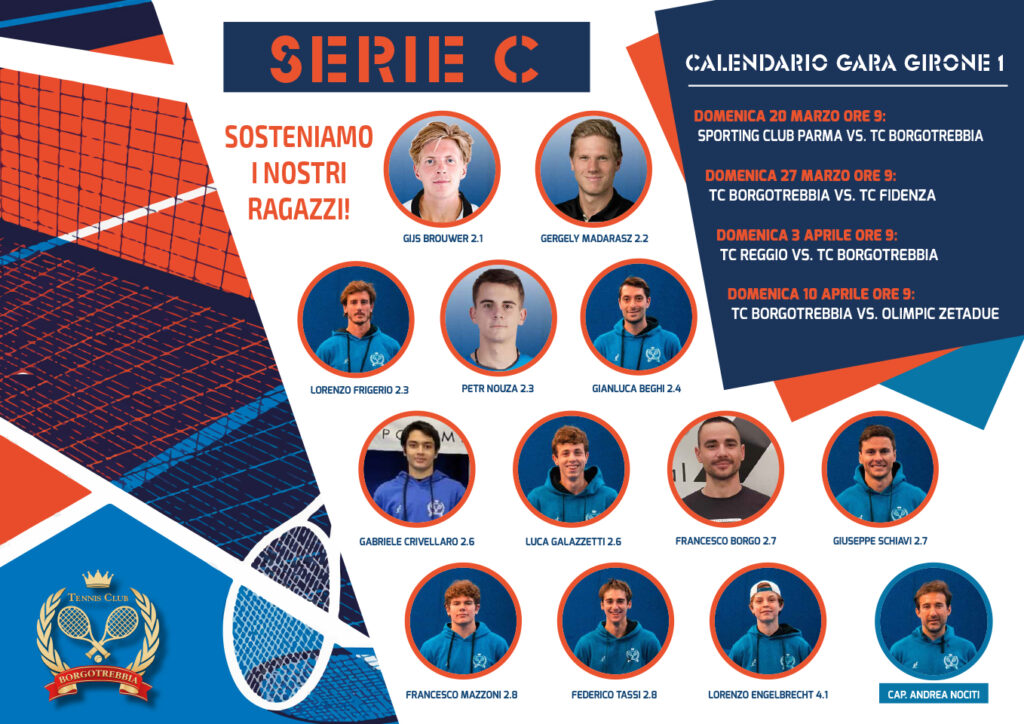 Squadra Serie C Maschile 2022